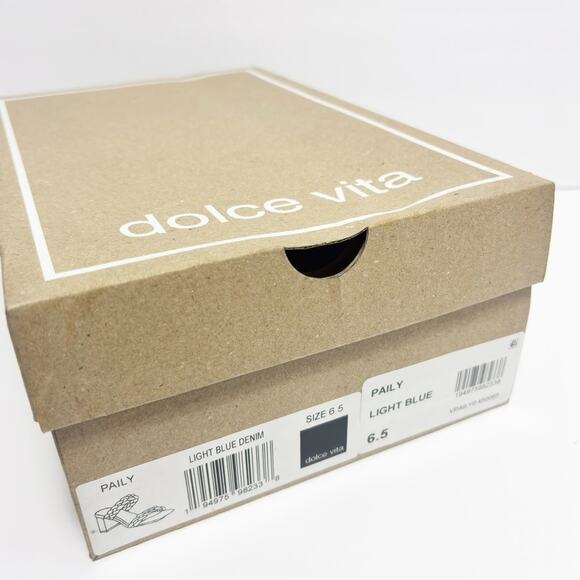 DOLCE VITA PAILY LIGHT BLUE WOMEN HEELS SIZE 6.5 BRAND NEW WITH BOX - Picture 5 of 7